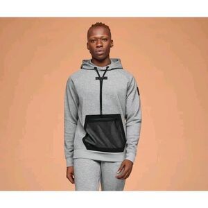 On Running Mesh-Pocket Drawstring Hoodie Men Pullover Medium On Cloud Athletic